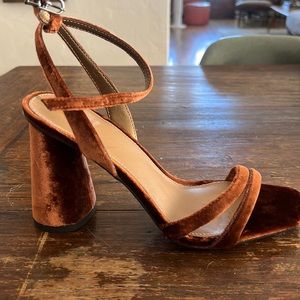Sam Edelman velvet strap heels